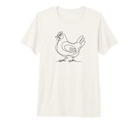Cadeau de Troupeau d'arrière-Cour d'amant de Poule de Dame T-Shirt Haut de Gamme