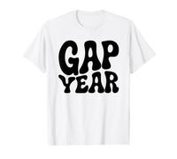 Cadeau de Typographie rétro Gap Year T-Shirt Graphique avec Valeur