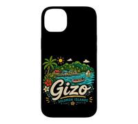 Cadeau de Voyage à Gizo Îles Salomon dessiné à la Main Coque pour iPhone 14 Plus