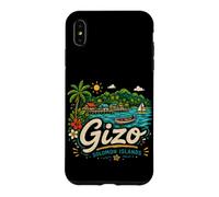 Cadeau de Voyage à Gizo Îles Salomon dessiné à la Main Coque pour iPhone XS Max