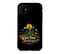 Cadeau de Voyage à Sao Tomé-et-Principe dessiné à la Main Coque pour iPhone 11