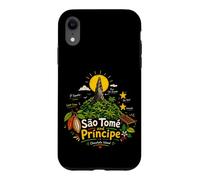 Cadeau de Voyage à Sao Tomé-et-Principe dessiné à la Main Coque pour iPhone XR