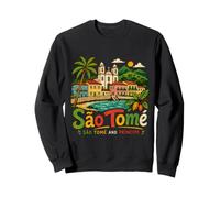Cadeau de Voyage à Sao Tomé-et-Principe dessiné à la Main Sweatshirt