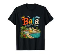 Cadeau de Voyage Bata en Guinée équatoriale dessiné à la Main T-Shirt