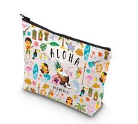 Cadeau de voyage hawaïen - Cadeau pour amoureux - Aloha Hawaii - Monuments hawaïens - Cadeau de vacances hawaïen - Fête sur la plage, Motif Aloha