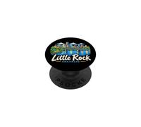 Cadeau de Voyage Little Rock Arkansas dessiné à la Main PopSockets PopGrip Adhésif