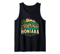 Cadeau de Voyage Vintage Honiara Îles Salomon Débardeur