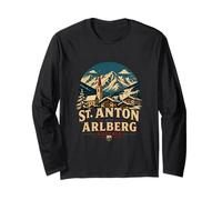 Cadeau de Voyage Vintage Saint Anton am Arlberg Autriche Manche Longue