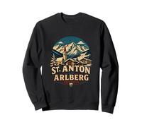 Cadeau de Voyage Vintage Saint Anton am Arlberg Autriche Sweatshirt