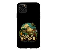 Cadeau de Voyage Vintage Santo Antonio Sao Tomé Principe Coque pour iPhone 11 Pro Max