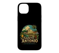 Cadeau de Voyage Vintage Santo Antonio Sao Tomé Principe Coque pour iPhone 14 Plus