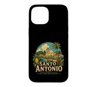 Cadeau de Voyage Vintage Santo Antonio Sao Tomé Principe Coque pour iPhone 15