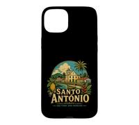 Cadeau de Voyage Vintage Santo Antonio Sao Tomé Principe Coque pour iPhone 15 Plus