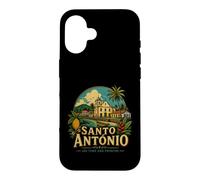 Cadeau de Voyage Vintage Santo Antonio Sao Tomé Principe Coque pour iPhone 16