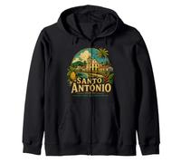 Cadeau de Voyage Vintage Santo Antonio Sao Tomé Principe Sweat à Capuche