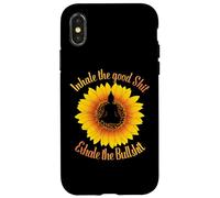 Cadeau de Yoga Inhale The Good Shit Exhale The Bullshit Coque pour iPhone X/XS