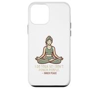 Cadeau de Yoga ironique avec Bretzel et méditation Coque pour iPhone 12 Mini