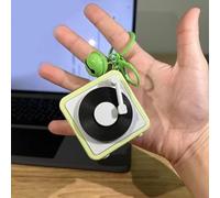 Cadeau d'enregistrement personnalisé - Gadget audio léger pour mini enregistreur vocal numérique - Porte-clés - Messages d'amour - Clips de musique compacts - Souvenir personnalisé (rouge/jaune/vert