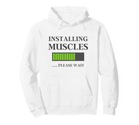 Cadeau d'entraînement pour Homme - Installer des Muscles s'il Vous plaît Attendre Sweat à Capuche