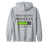 Cadeau d'entraînement pour Homme - Installer des Muscles s'il Vous plaît Attendre Sweat à Capuche