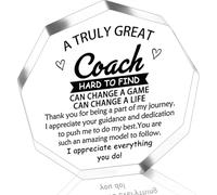 Cadeau d'entraîneur pour femme et homme - Volley-ball, football, baseball, basket-ball, tennis, lutte, pom-pom girl, cadeaux d'entraîneur de pom-pom girl, plaque en acrylique, idée de cadeau