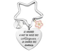 Cadeau Départ Collègue Porte Clés Merci Idee Cadea u Depart Collegu e De Travail Femme Original Utile Ca deau Collègue Porte - clés