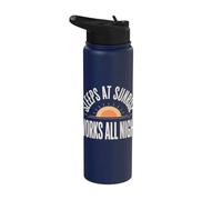 Cadeau d'équipage de troisième quart de travail de chariot élévateur de nuit d'entrepôt Stainless Steel Insulated Water Bottle