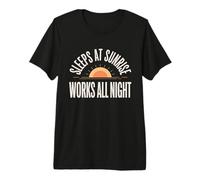 Cadeau d'équipage de troisième Quart de Travail de Chariot élévateur de Nuit d'entrepôt T-Shirt Haut de Gamme