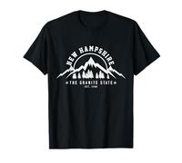 Cadeau des Montagnes du Hampshire The Granite State Est. 1788 T-Shirt