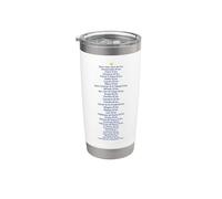Cadeau d'étapes du chemin de pèlerinage de Gobelet isotherme en acier inoxydable double paroi