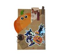 Cadeau d'Halloween - Date aveugle de sorcière avec un jeu de livres, cartes de préférence effrayantes - Histoire emballée avec thème de surprise festif - Cadeau saisonnier parfait