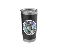 Cadeau d'imagerie mains priantes pour guerriers de prière Gobelet isotherme en acier inoxydable double paroi