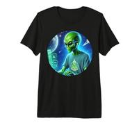 Cadeau d'ingénieur Informatique administrateur système Extraterrestre T-Shirt Haut de Gamme