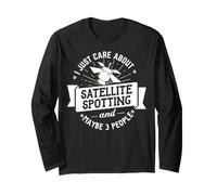 Cadeau d'observation Satellite - I Just Care About Satellite SPO Manche Longue