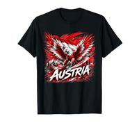 Cadeau Drapeau Aigle Autriche Fierté Identité Nationale T-Shirt
