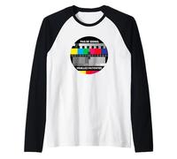 Cadeau Drole Vintage pour Nostalgie Mir TV Retro Annee 80 Manche Raglan