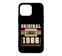 Cadeau du 40e Anniversaire Homme 1986 Cassette 40 Déco Coque pour iPhone 16 Pro Max