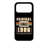 Cadeau du 40e Anniversaire Homme 1986 Cassette 40 Déco Coque pour iPhone 17 Pro Max