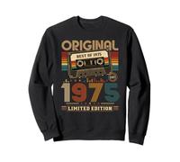 Cadeau du 51e Anniversaire Homme 1975 Cassette 51 Déco Sweatshirt