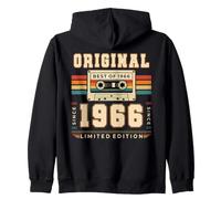 Cadeau du 60e Anniversaire Homme 1966 Cassette 60 Déco Sweat à Capuche