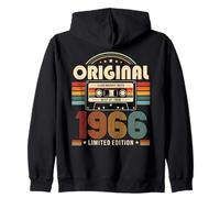 Cadeau du 60e Anniversaire Homme 1966 Cassette 60 Déco Sweat à Capuche