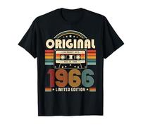 Cadeau du 60e Anniversaire Homme 1966 Cassette 60 Déco T-Shirt