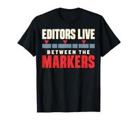 Cadeau du département de chronologie de Post-Production de l'éditeur vidéo T-Shirt