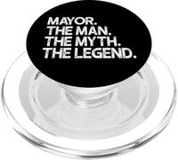 Cadeau du Maire The Man Myth Legend PopSockets PopGrip pour MagSafe