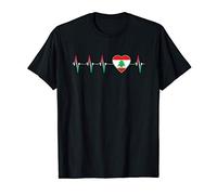 Cadeau du pays du drapeau libanais "J'aime le Liban T-Shirt