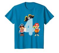 Cadeau du Pirates pour le quatrième anniversaire T-Shirt