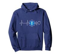 Cadeau d'urgence pour ambulanciers Sweat à Capuche, Unisexe pour Adultes, Bleu Marine, M