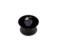 Cadeau Effrayant et Triste hanté du Futur fantôme PopSockets PopGrip Adhésif