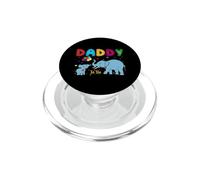 Cadeau éléphant « Dad to Be Daddy » pour Les Nouveaux Papas, Mari et Hommes PopSockets PopGrip pour MagSafe
