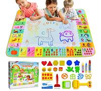Cadeau Enfant 1-3 Ans - Tapis Dessin Eau Jouet Bebe 1 2 3 Ans, Jouets Educatifs pour Enfants Coloriage Géant Tapis de Peinture Cadeau pour Garcons Filles